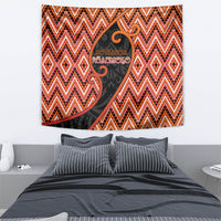 Aotearoa Atua Ruaumoko Tapestry God Of Volcanoes Koru Patterns