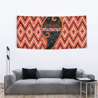 Aotearoa Atua Ruaumoko Tapestry God Of Volcanoes Koru Patterns