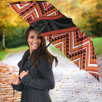 Aotearoa Atua Ruaumoko Umbrella God Of Volcanoes Koru Patterns