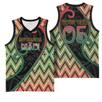 Custom Aotearoa Atua Maui Basketball Jersey Demigod Hero And Trickster Koru Patterns