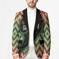 Custom Aotearoa Atua Maui Blazer Demigod Hero And Trickster Koru Patterns