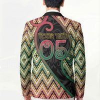 Custom Aotearoa Atua Maui Blazer Demigod Hero And Trickster Koru Patterns