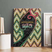 Aotearoa Atua Maui Canvas Wall Art Demigod Hero And Trickster Koru Patterns