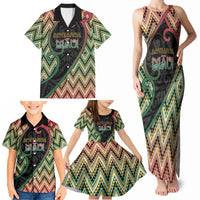 Custom Aotearoa Atua Maui Family Matching Tank Maxi Dress and Hawaiian Shirt Demigod Hero And Trickster Koru Patterns