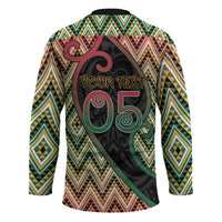Custom Aotearoa Atua Maui Hockey Jersey Demigod Hero And Trickster Koru Patterns