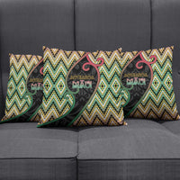 Aotearoa Atua Maui Pillow Cover Demigod Hero And Trickster Koru Patterns