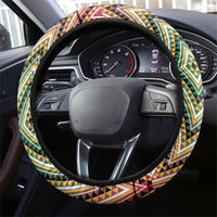 Aotearoa Atua Maui Steering Wheel Cover Demigod Hero And Trickster Koru Patterns