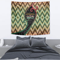 Aotearoa Atua Maui Tapestry Demigod Hero And Trickster Koru Patterns
