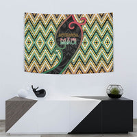 Aotearoa Atua Maui Tapestry Demigod Hero And Trickster Koru Patterns