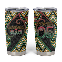 Custom Aotearoa Atua Maui Tumbler Cup Demigod Hero And Trickster Koru Patterns