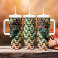 Custom Aotearoa Atua Maui Tumbler With Handle Demigod Hero And Trickster Koru Patterns