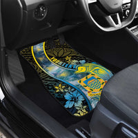 Tuvalu Car Mats Dolphin On The Waves