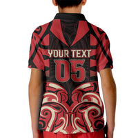 Custom Aotearoa Ngai Te Rangi Kid Polo Shirt New Zealand Traditional Maori Pattern DT05 - Polynesian Pride