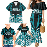 Custom Aotearoa Tapuika Family Matching Mermaid Dress and Hawaiian Shirt New Zealand Traditional Maori Pattern DT05 - Polynesian Pride