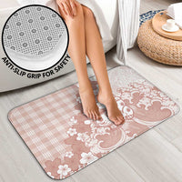 Beige Palaka Hawaiian And Japanese Bathroom Set Maneki Neko And Sakura Bloom