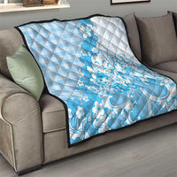 Blue Palaka Hawaiian And Japanese Quilt Maneki Neko And Sakura Bloom