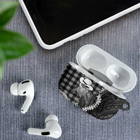 Black Hawaii Palaka Cowboy Turtle AirPods Case Hawaiian Paniolo Puakenikeni Maile Lei