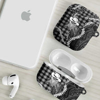 Black Hawaii Palaka Cowboy Turtle AirPods Case Hawaiian Paniolo Puakenikeni Maile Lei