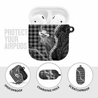 Black Hawaii Palaka Cowboy Turtle AirPods Case Hawaiian Paniolo Puakenikeni Maile Lei