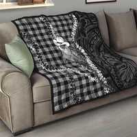 Black Hawaii Palaka Cowboy Turtle Quilt Hawaiian Paniolo Puakenikeni Maile Lei