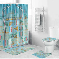 Hawaii Surfing Bathroom Set He'e Nalu