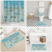 Hawaii Surfing Bathroom Set He'e Nalu