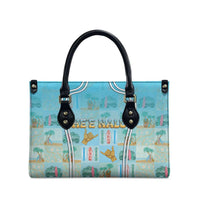 Hawaii Surfing Leather Bag He'e Nalu