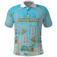 Custom Hawaii Surfing Polo Shirt He'e Nalu