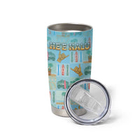 Custom Hawaii Surfing Tumbler Cup He'e Nalu