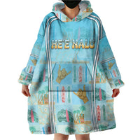 Custom Hawaii Surfing Wearable Blanket Hoodie He'e Nalu DT05 - Polynesian Pride
