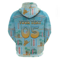 Custom Hawaii Surfing Zip Hoodie He'e Nalu DT05 - Polynesian Pride
