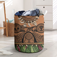 Polynesia Maui Tattoo Inspired Laundry Basket Tropical Leaf Skirt Costume