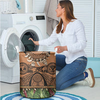 Polynesia Maui Tattoo Inspired Laundry Basket Tropical Leaf Skirt Costume