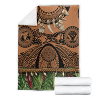 Polynesia Maui Tattoo Inspired Blanket Tropical Leaf Skirt Costume