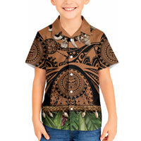 Polynesia Maui Tattoo Inspired Hawaiian Shirt Tropical Leaf Skirt Costume