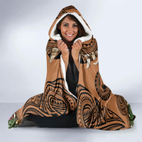 Polynesia Maui Tattoo Inspired Hooded Blanket Tropical Leaf Skirt Costume