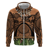 Polynesia Maui Tattoo Inspired Hoodie Tropical Leaf Skirt Costume