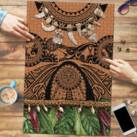 Polynesia Maui Tattoo Inspired Puzzle Tropical Leaf Skirt Costume
