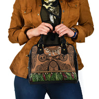 Polynesia Maui Tattoo Inspired Shoulder Handbag Tropical Leaf Skirt Costume