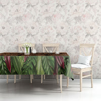 Polynesia Maui Tattoo Inspired Tablecloth Tropical Leaf Skirt Costume