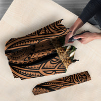 Polynesia Maui Tattoo Inspired Umbrella Tropical Leaf Skirt Costume