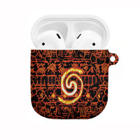 Polynesia Lava Monster Cosplay AirPods Case Fiery Glowing Volcano Crack Pattern