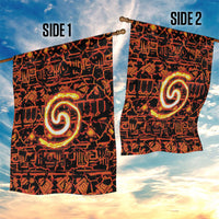 Polynesia Lava Monster Cosplay Garden Flag Fiery Glowing Volcano Crack Pattern