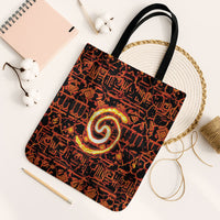 Polynesia Lava Monster Cosplay Tote Bag Fiery Glowing Volcano Crack Pattern