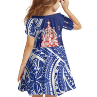 Northern Mariana Islands Christmas Family Matching Tank Maxi Dress and Hawaiian Shirt Seashell Xmas Tree Tribal Waves DT05 - Polynesian Pride