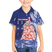 Northern Mariana Islands Christmas Hawaiian Shirt Seashell Xmas Tree Tribal Waves DT05 - Polynesian Pride