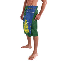 Solomon Islands Christmas Lavalava Seashell Xmas Tree Tribal Waves - Polynesian Pride