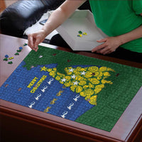 Solomon Islands Christmas Puzzle Seashell Xmas Tree Tribal Waves - Polynesian Pride