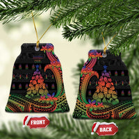 New Caledonia Christmas Ceramic Ornament Seashell Xmas Tree Tribal Waves - Polynesian Pride