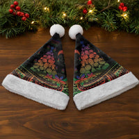 New Caledonia Christmas Santa Hat Seashell Xmas Tree Tribal Waves - Polynesian Pride